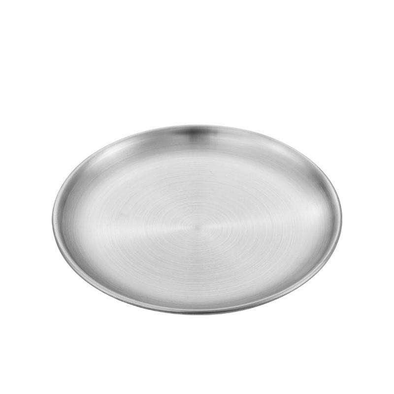 Elegant Stainless Steel Round Plates