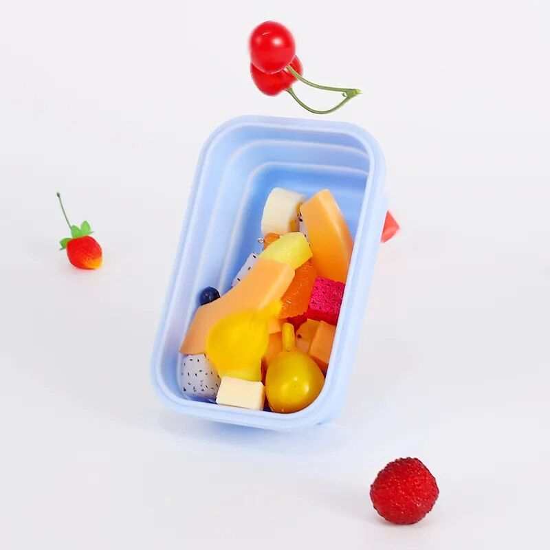 Collapsible Silicone Lunch Box Set