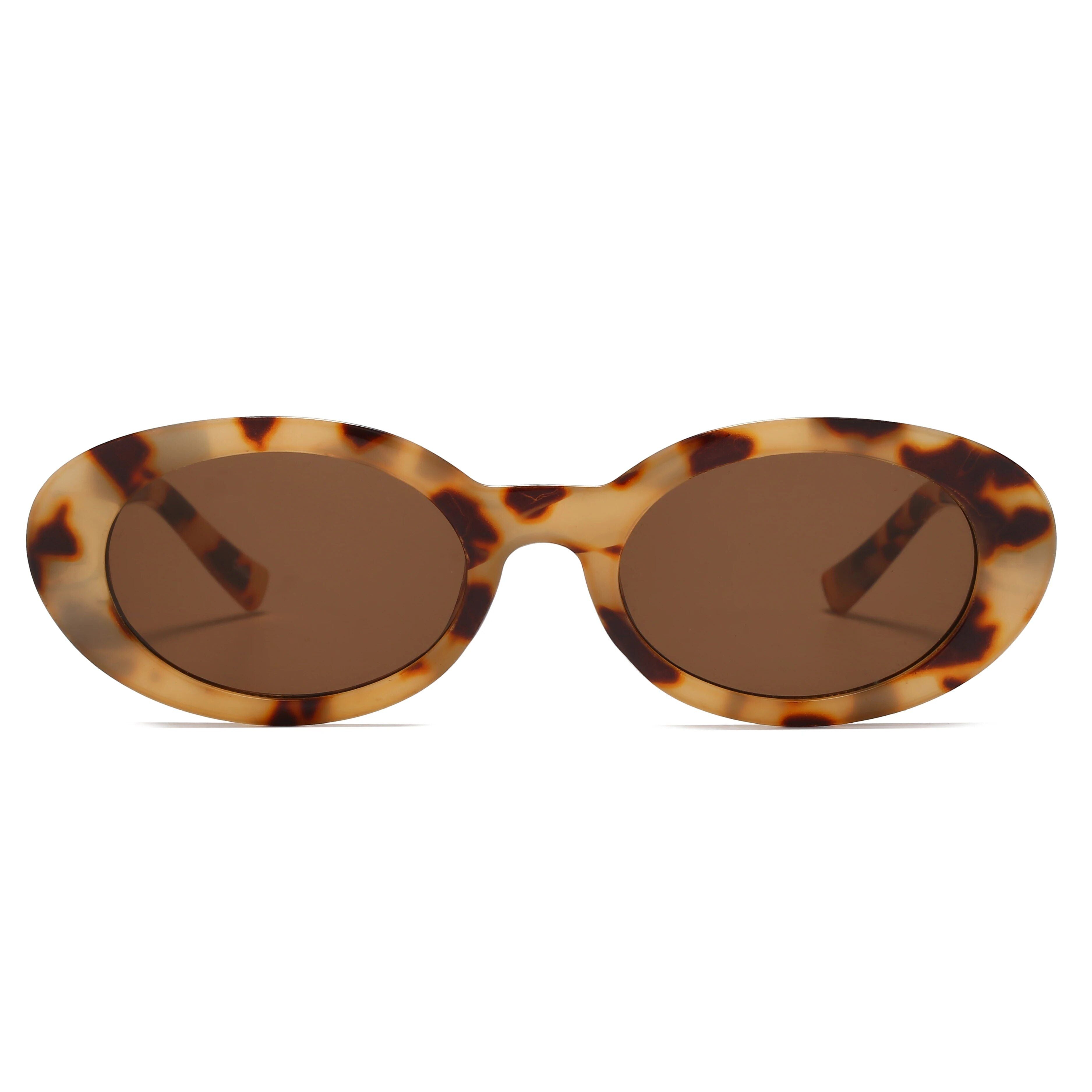 Chic Oval Retro Sunglasses