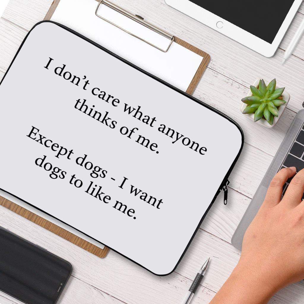 Dog Lover MacBook Air 14" Sleeve - Printed Laptop Sleeve - Funny MacBook Sleeve