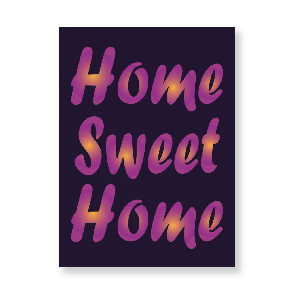 Home Sweet Home Wall Picture - Best Design Stretched Canvas - Printed Wall Art