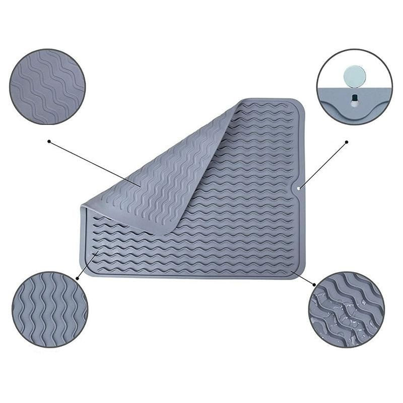 Multi-Functional Silicone Dish Drying Mat