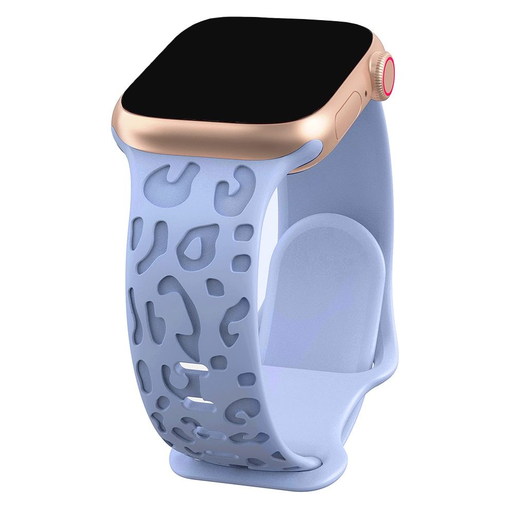 Engraved Silicone Strap for Apple Watch - Fashionable & Compatible with All Series