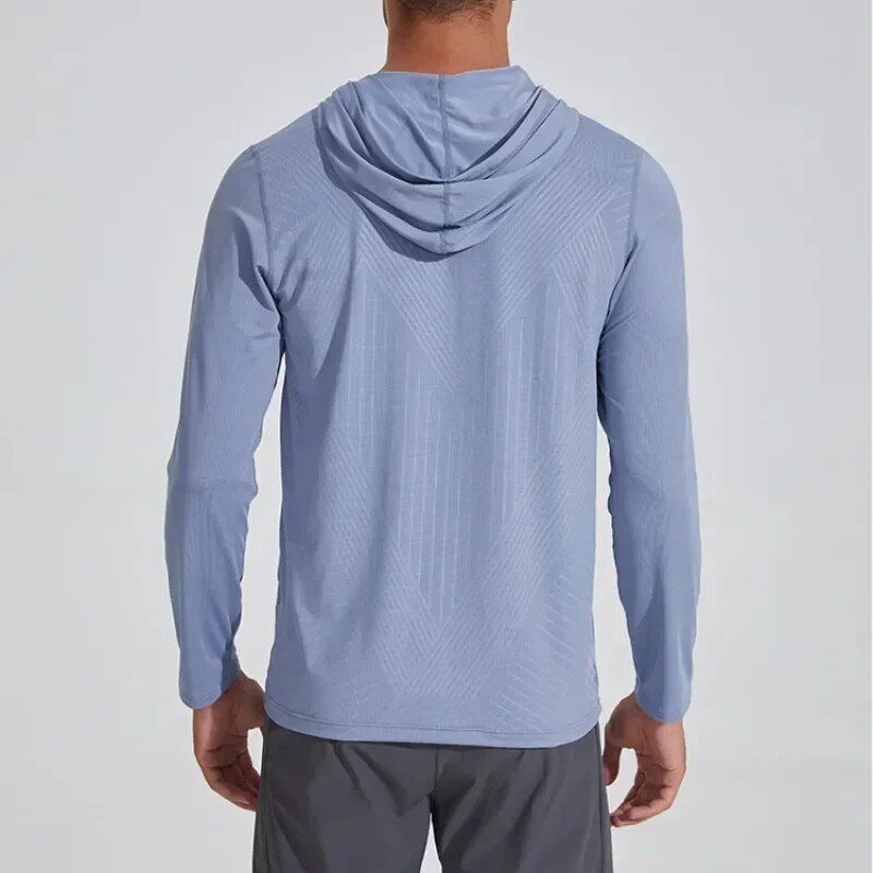 Quick-Dry Long Sleeve Compression Hoodie