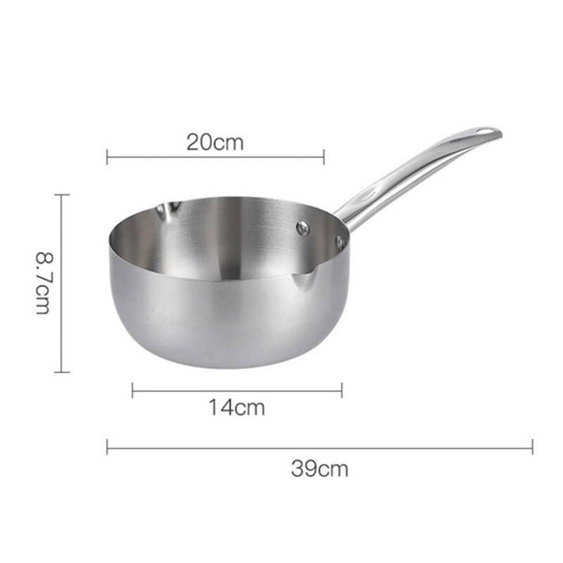 Versatile Stainless Steel Nonstick Saucepan