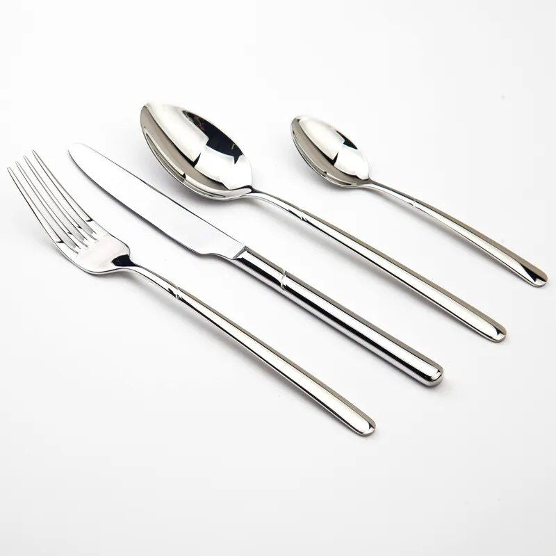 Luxury Stainless Steel 24-Piece Cutlery Set