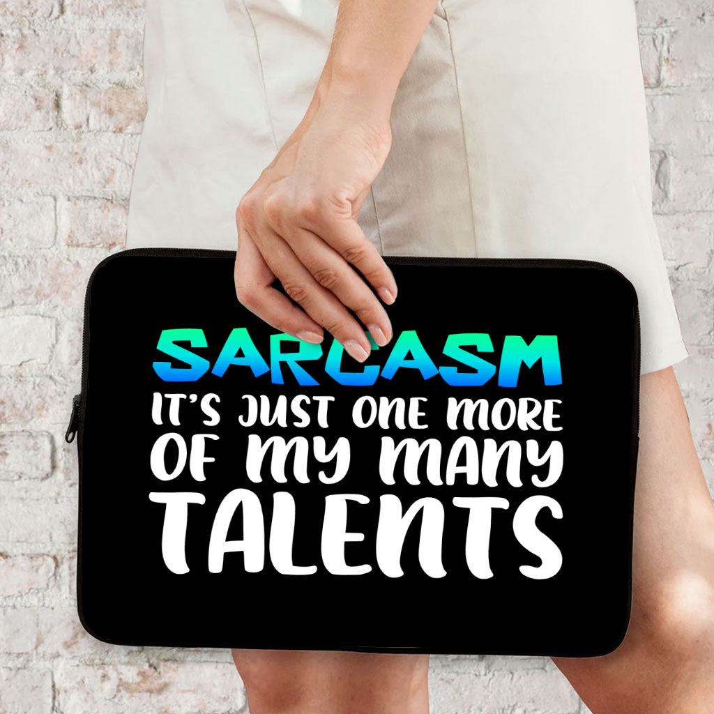 Sarcasm MacBook Air 14" Two-Sided Sleeve - Funny Laptop Sleeve - Printed MacBook Sleeve