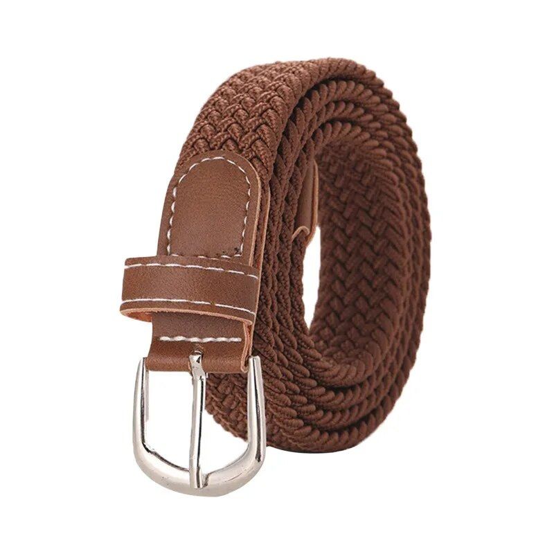 2023 Trendy Unisex Canvas Belt with Metal Alloy Pin Buckle for Casual and Formal Attire