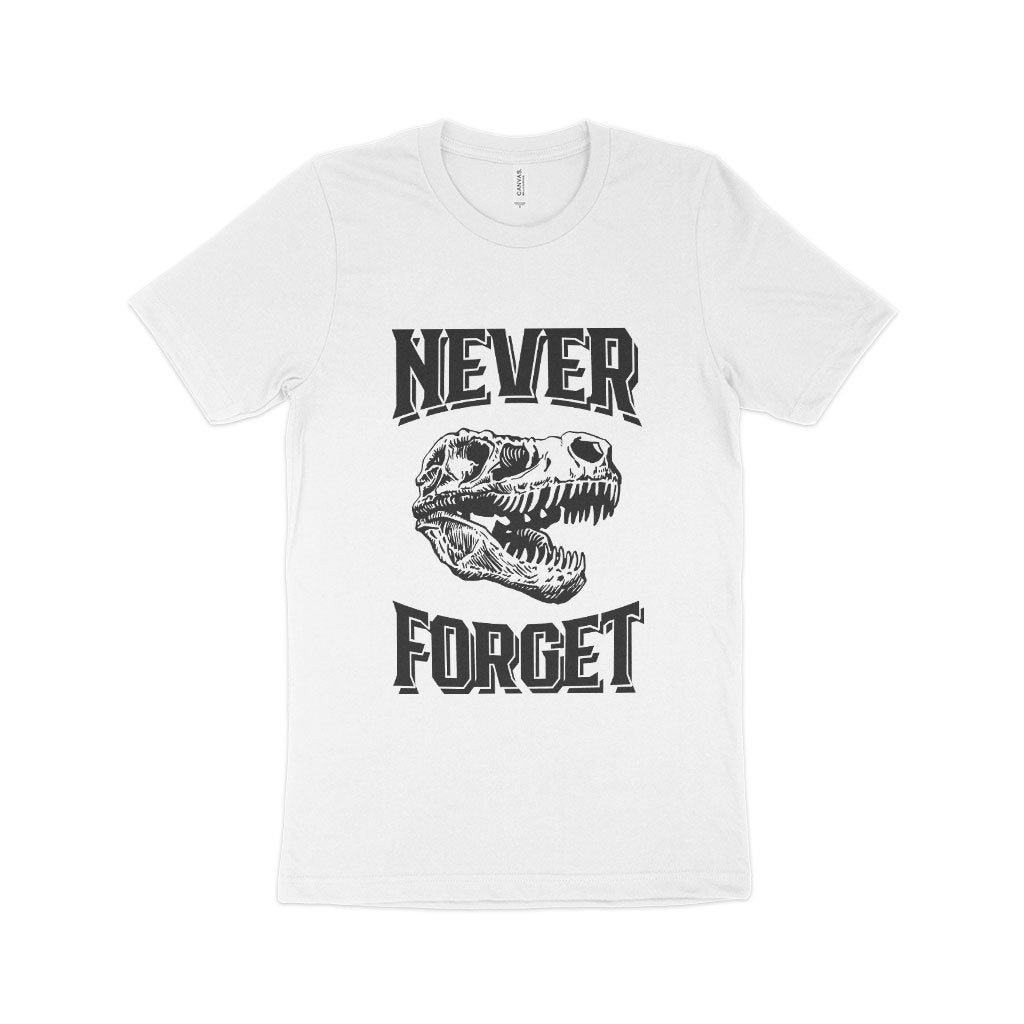 Never Forget Dinosaur T-Shirt Made in USA