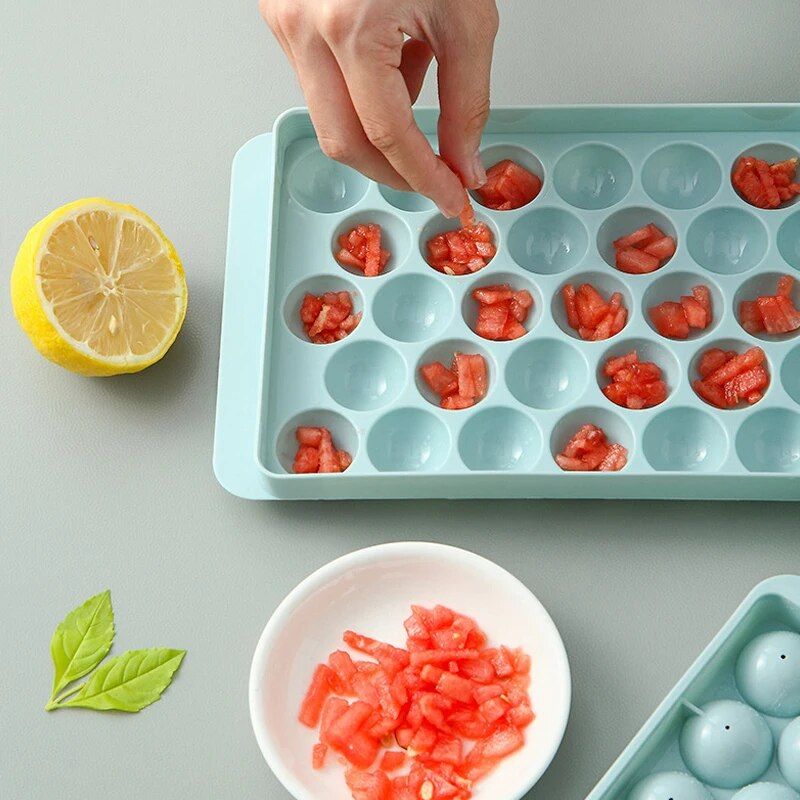 Versatile Ice Ball Maker for Whiskey & Popsicles