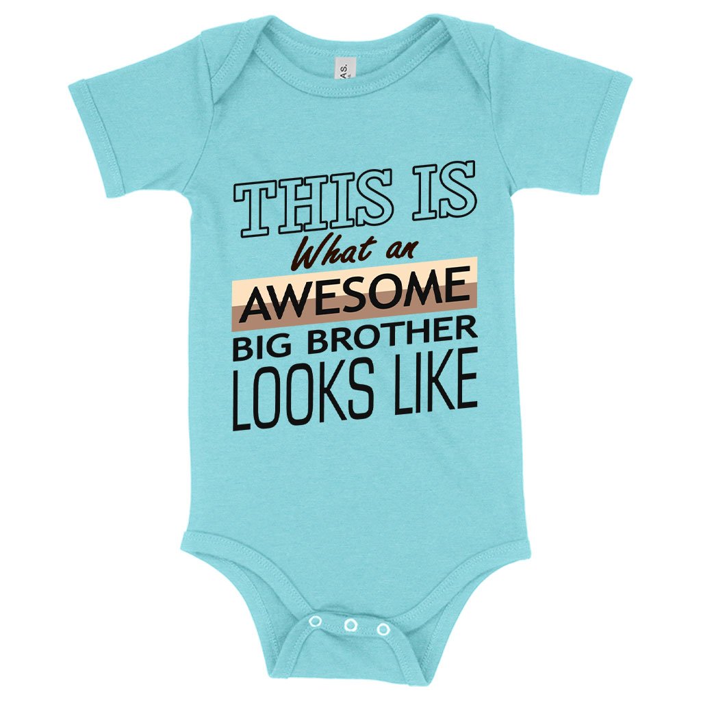 Baby Awesome Big Brother Onesie - I'm the Big Brother Onesie - Funny Family Onesie