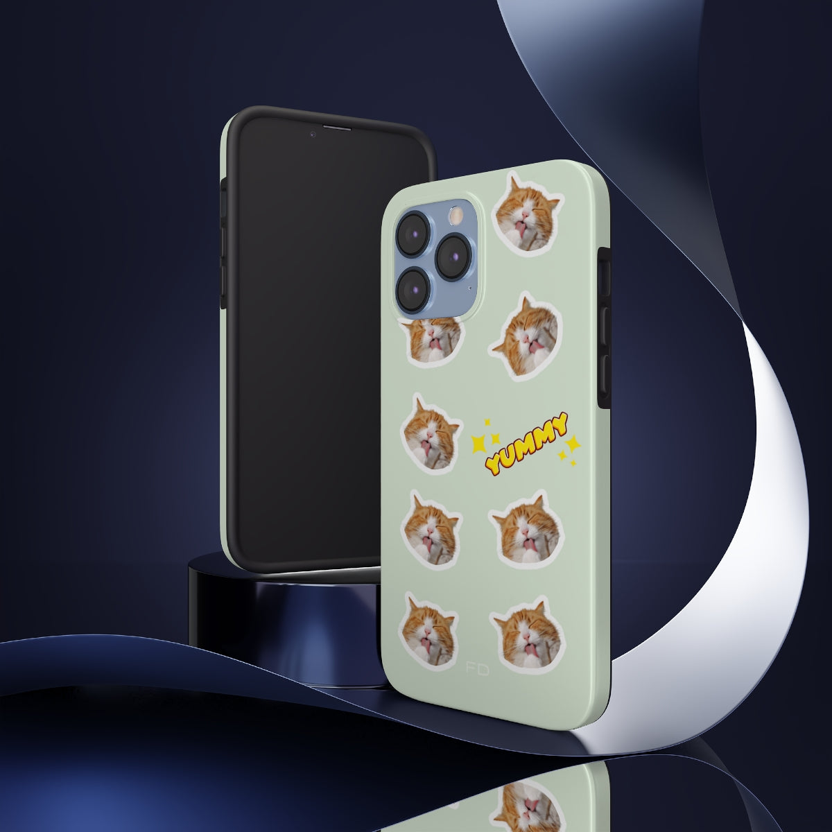 Cat Yummy Tough Case for iPhone with Wireless Charging