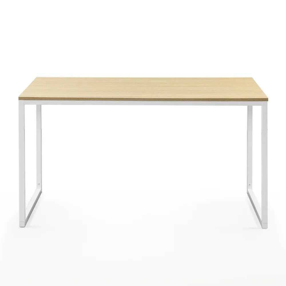 47" Modern White Frame Desk