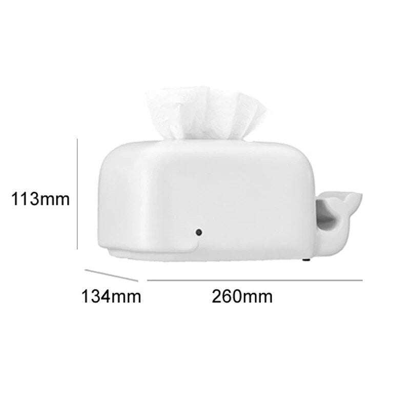 Creative Silicone Tissue Box with Mobile Phone Stand