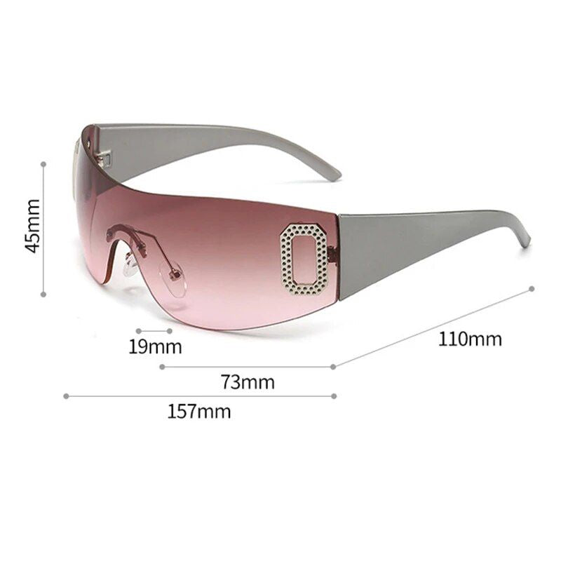 Y2K Fashion Sports Sunglasses