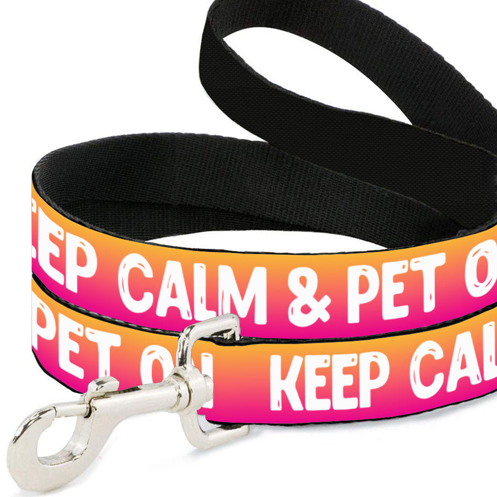 Best Keep Calm Pet Leash - Trendy Leash - Cool Leash for Dogs