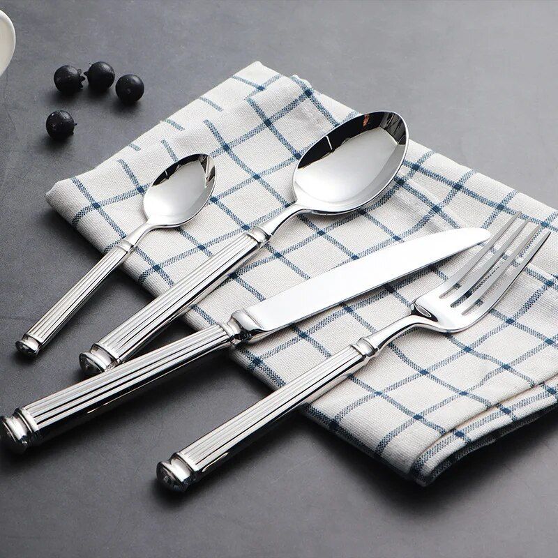 Luxury 18/10 Stainless Steel 4-Piece Cutlery Set