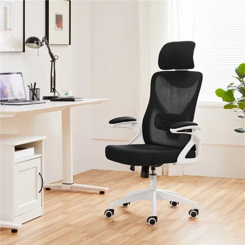 High Back Ergonomic Office Chair with Adjustable Headrest