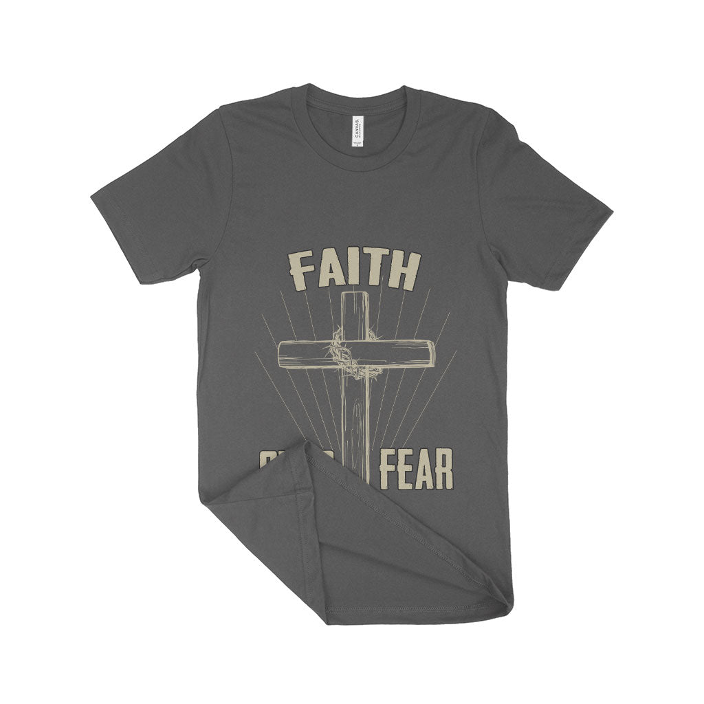 Faith Over Fear Unisex Jersey T-Shirt Made in USA