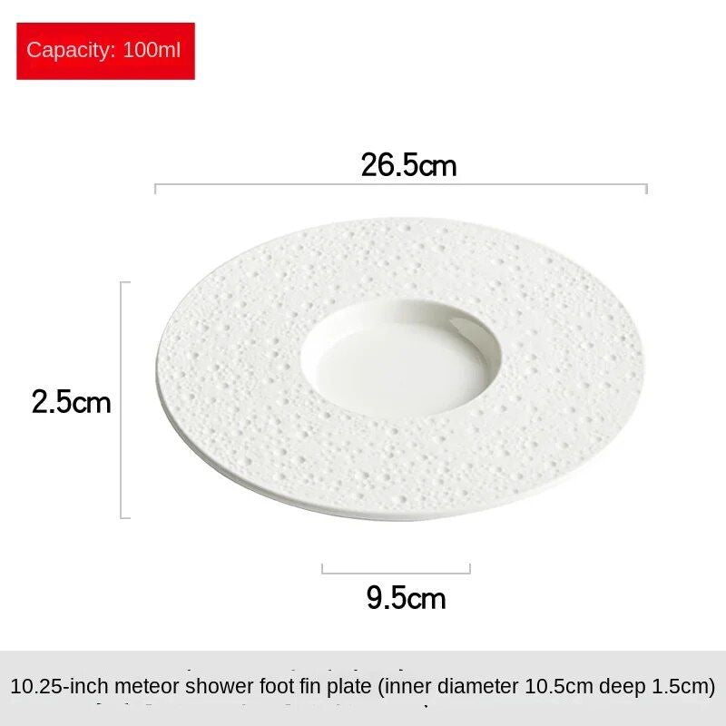 Elegant Nordic Ceramic Deep Plate