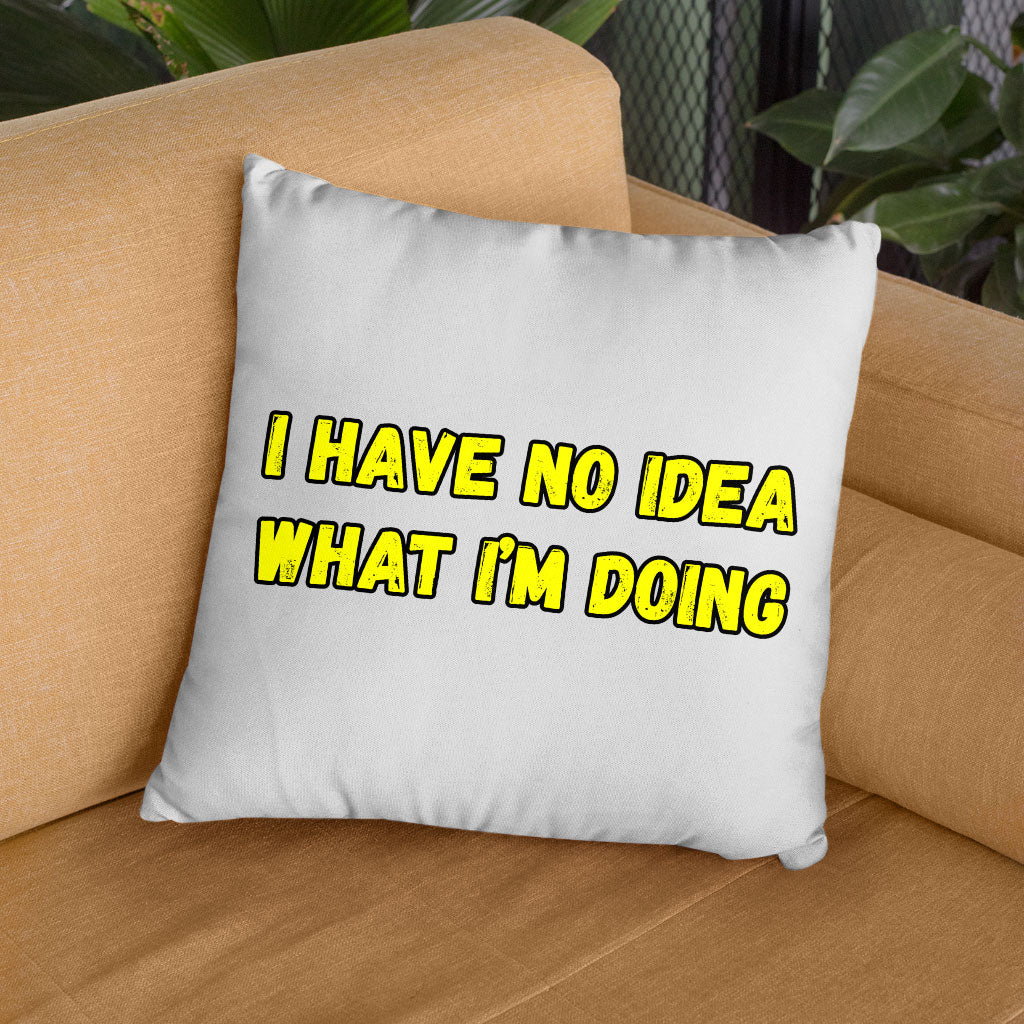 Funny Quote Square Pillow Cases - Trendy Pillow Covers - Graphic Pillowcases