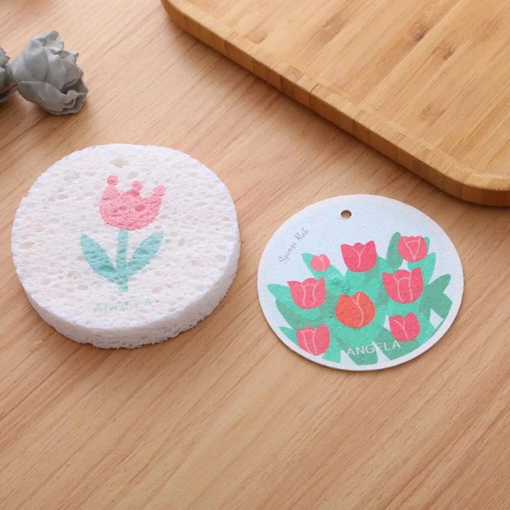 Charming Flower Magic Cleaning Sponges