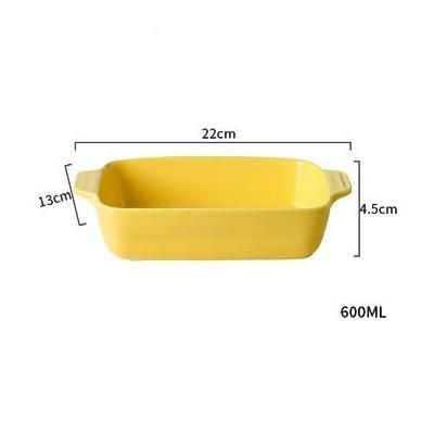 Chic Nordic-Style Binaural Ceramic Baking Dish