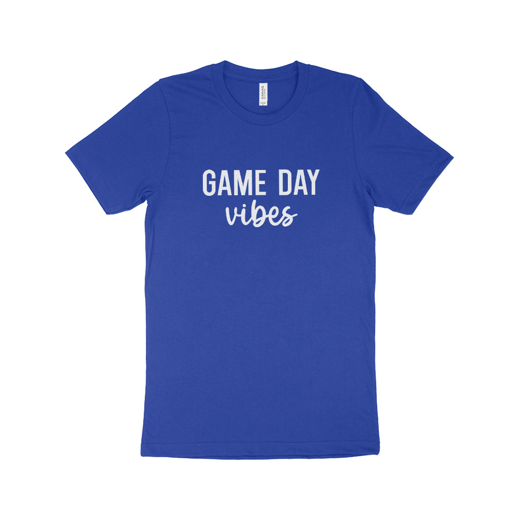 Game Day Vibes Unisex Jersey T-Shirt Made in USA