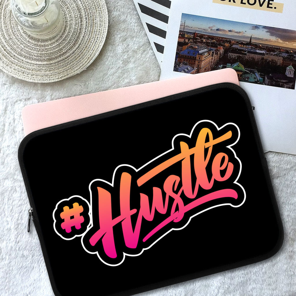 Hustle HP 16" Sleeve - Hashtag Laptop Sleeve - Cool Printed Laptop Sleeve with Zipper