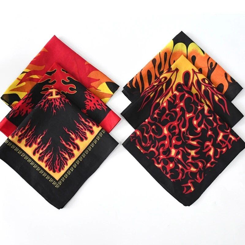 21" Unisex Flame Bandana