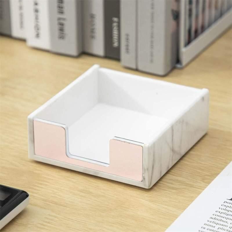 Rose Gold Acrylic Sticky Notes Holder