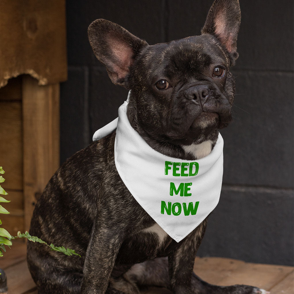 Feed Me Pet Bandana - Cool Dog Bandana - Best Design Pet Scarf