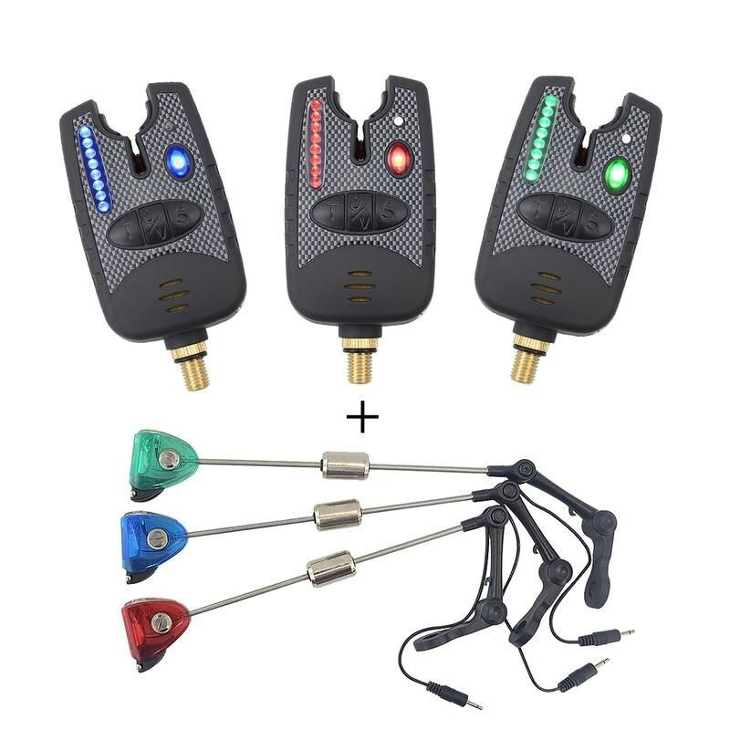 Ultimate Carp Fishing Alarm System with 8 LED Bite Indicators and Swingers