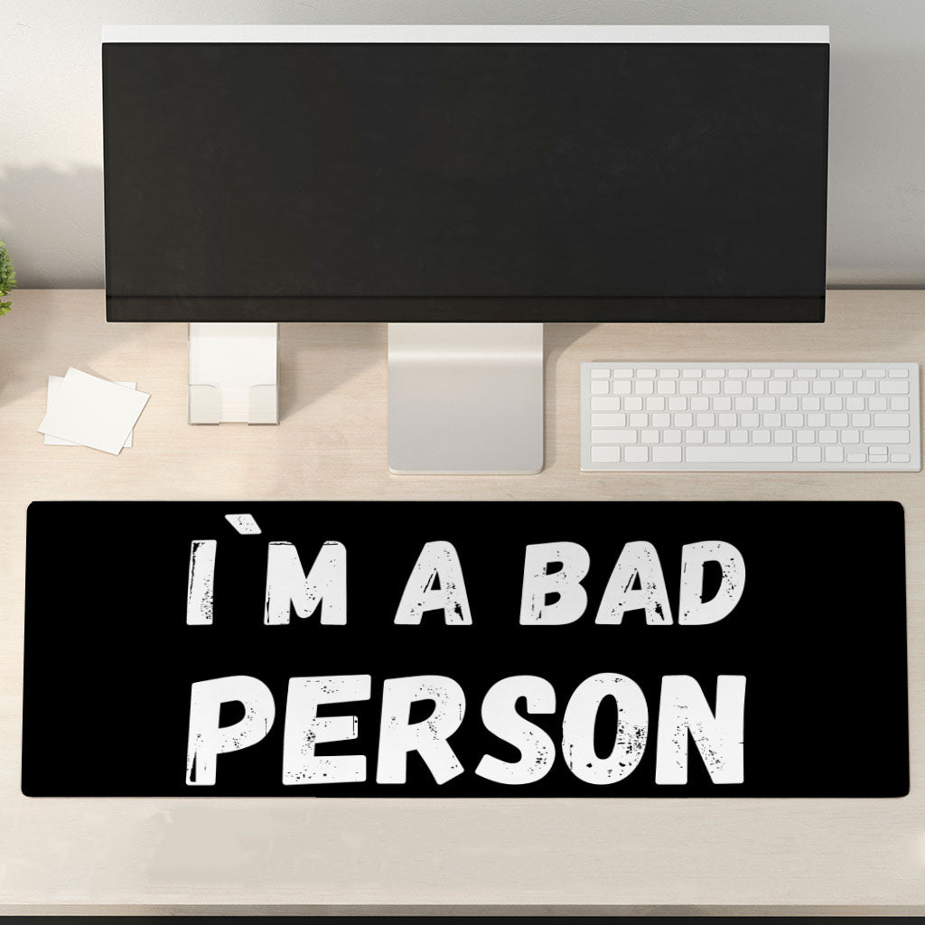 Sarcastic Desk Mat - Cool Desk Pad - Themed Laptop Desk Mat