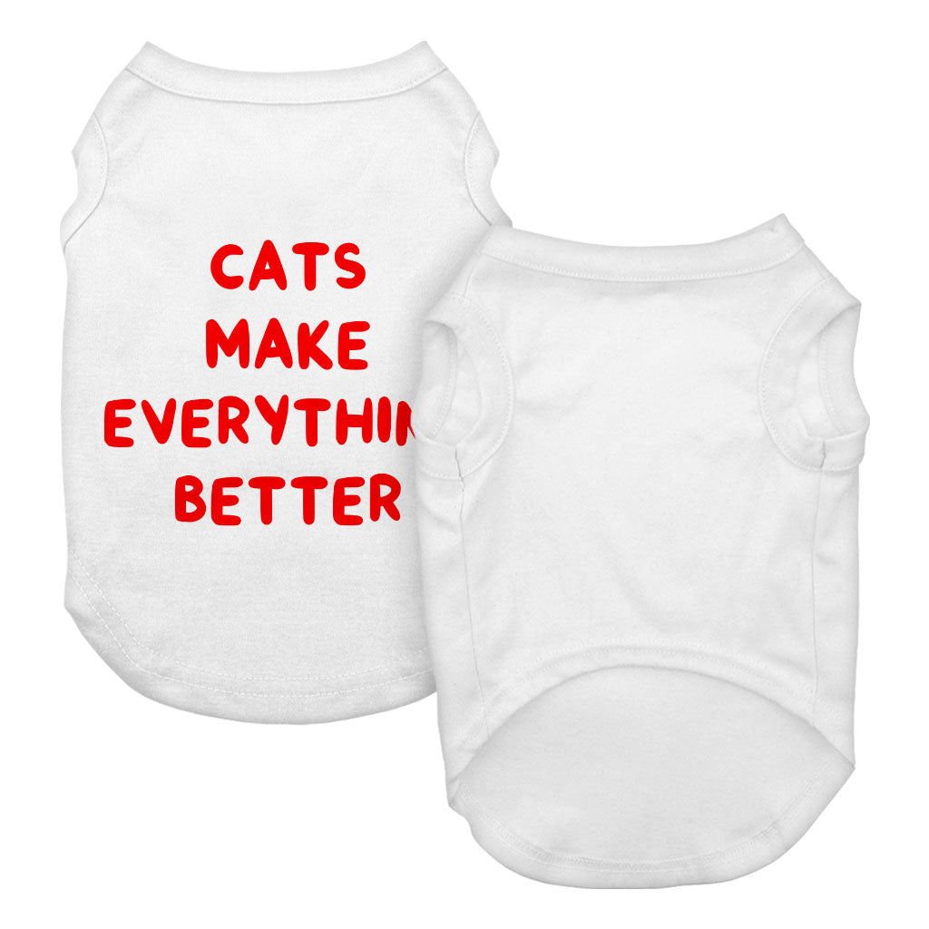 Cool Funny Dog Tank - Funny Cat Quote Dog T-Shirt - Cute Dog Clothing