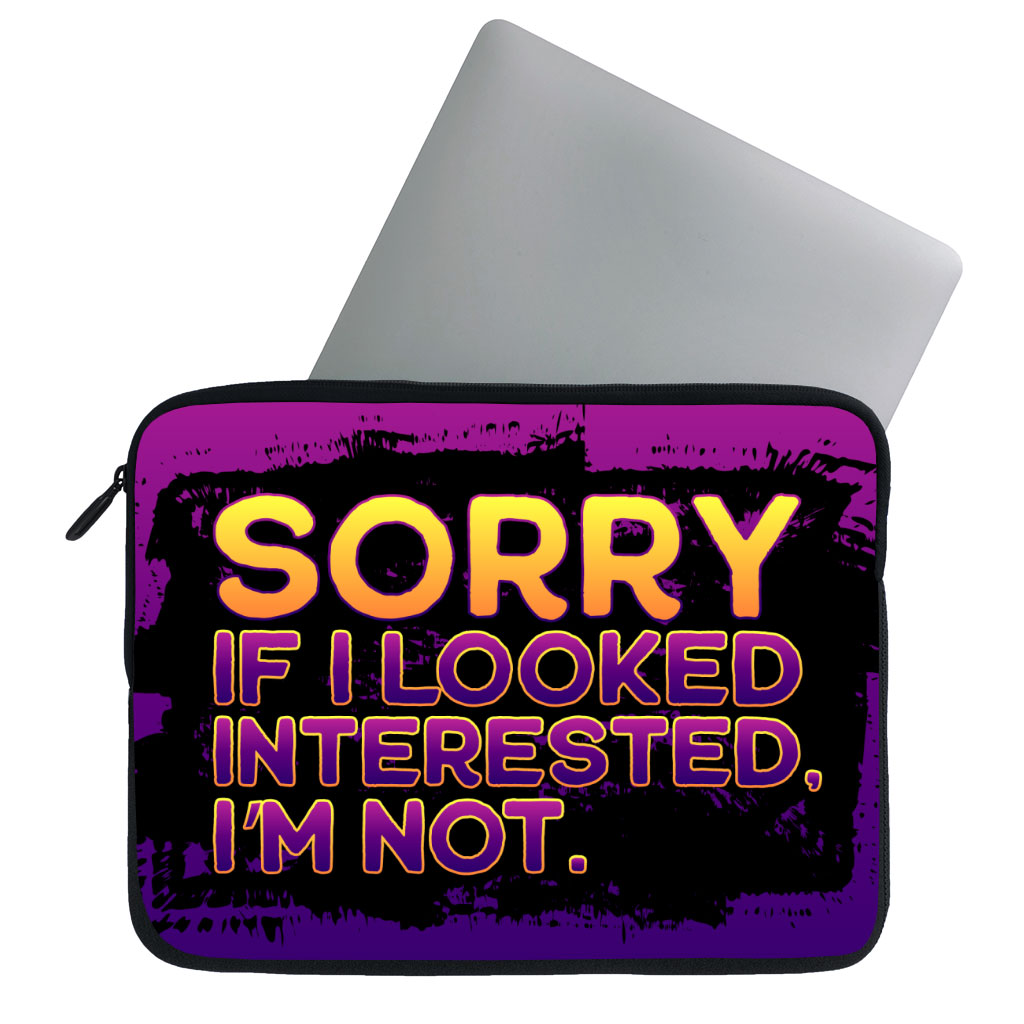 Sarcastic MacBook Pro 16" Sleeve - Graphic Laptop Sleeve - Funny Design MacBook Sleeve