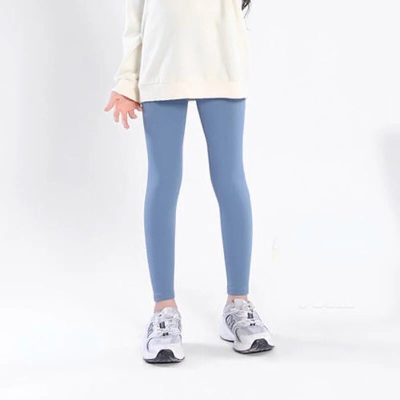 Girls' Comfort-Fit Leggings - Casual & Stylish Ankle-Length Tights for Kids