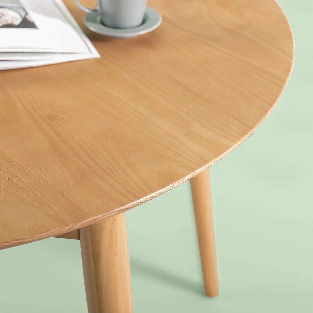 Modern 42" Round Wood Dining Table