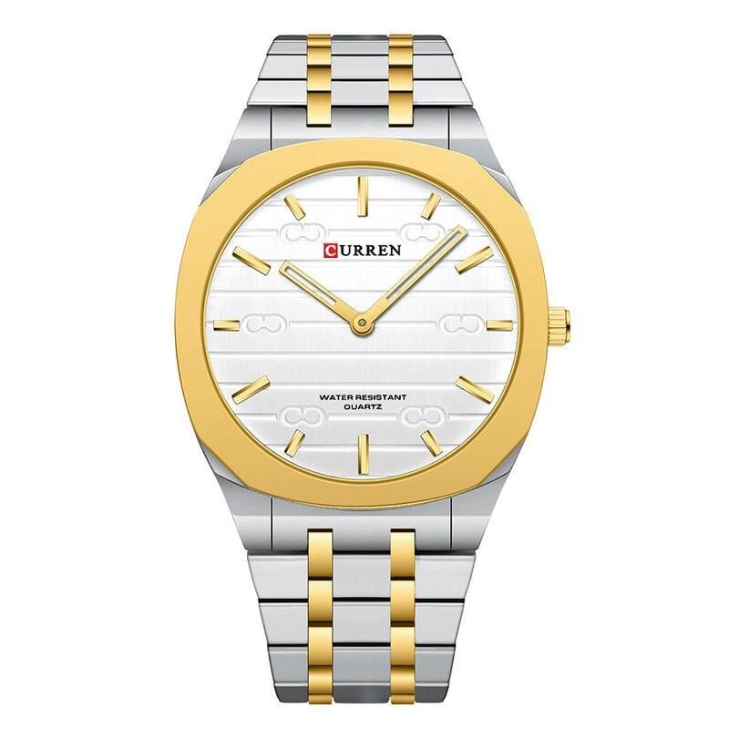 Elegant Quartz Stainless Steel Men's Watch