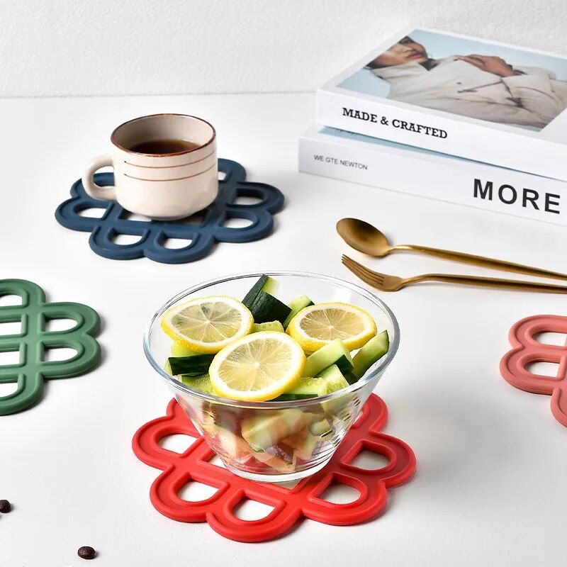 Eco-Friendly Silicone Trivet Mats - Heat Resistant, Traditional Chinese Style