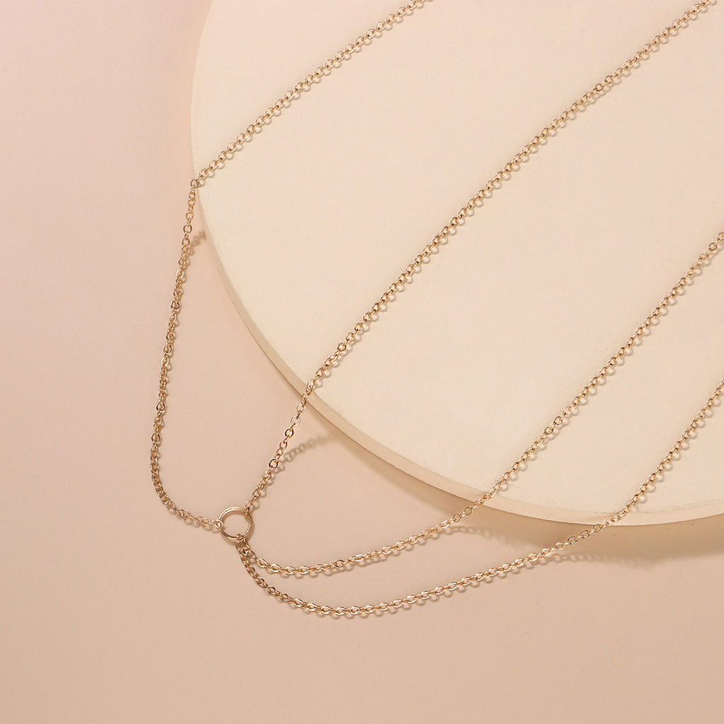 Minimalistic Gold Body Chain