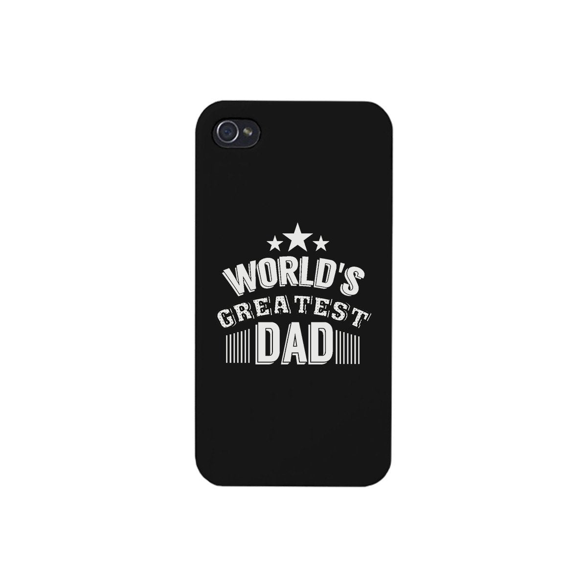 World's Greatest Dad Black Phone Case | Teal Tiger