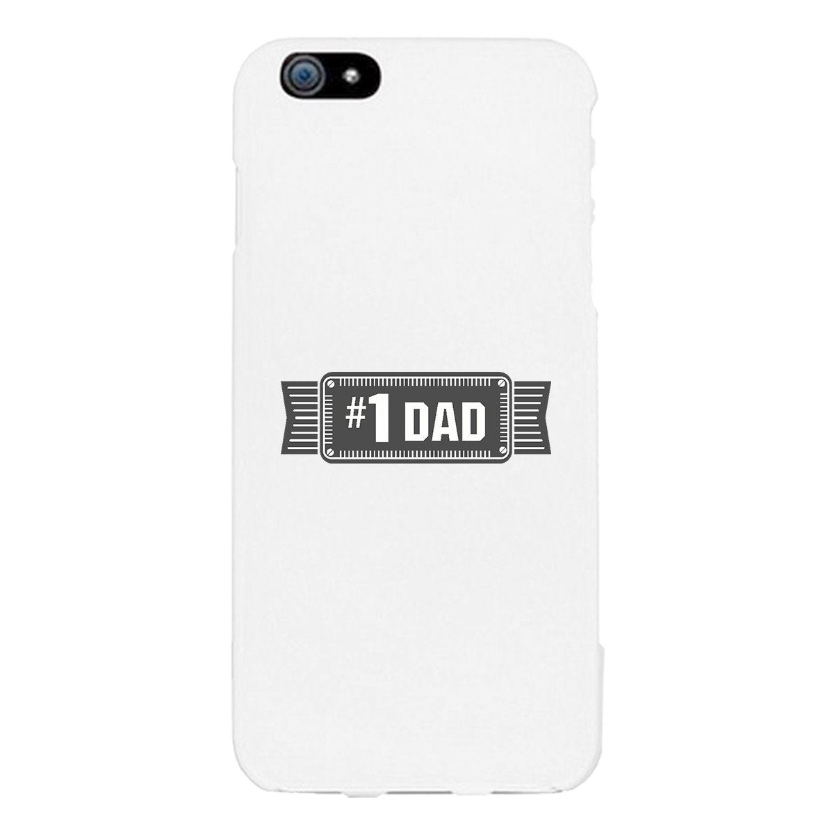 Phone Case, "#1 Dad", White