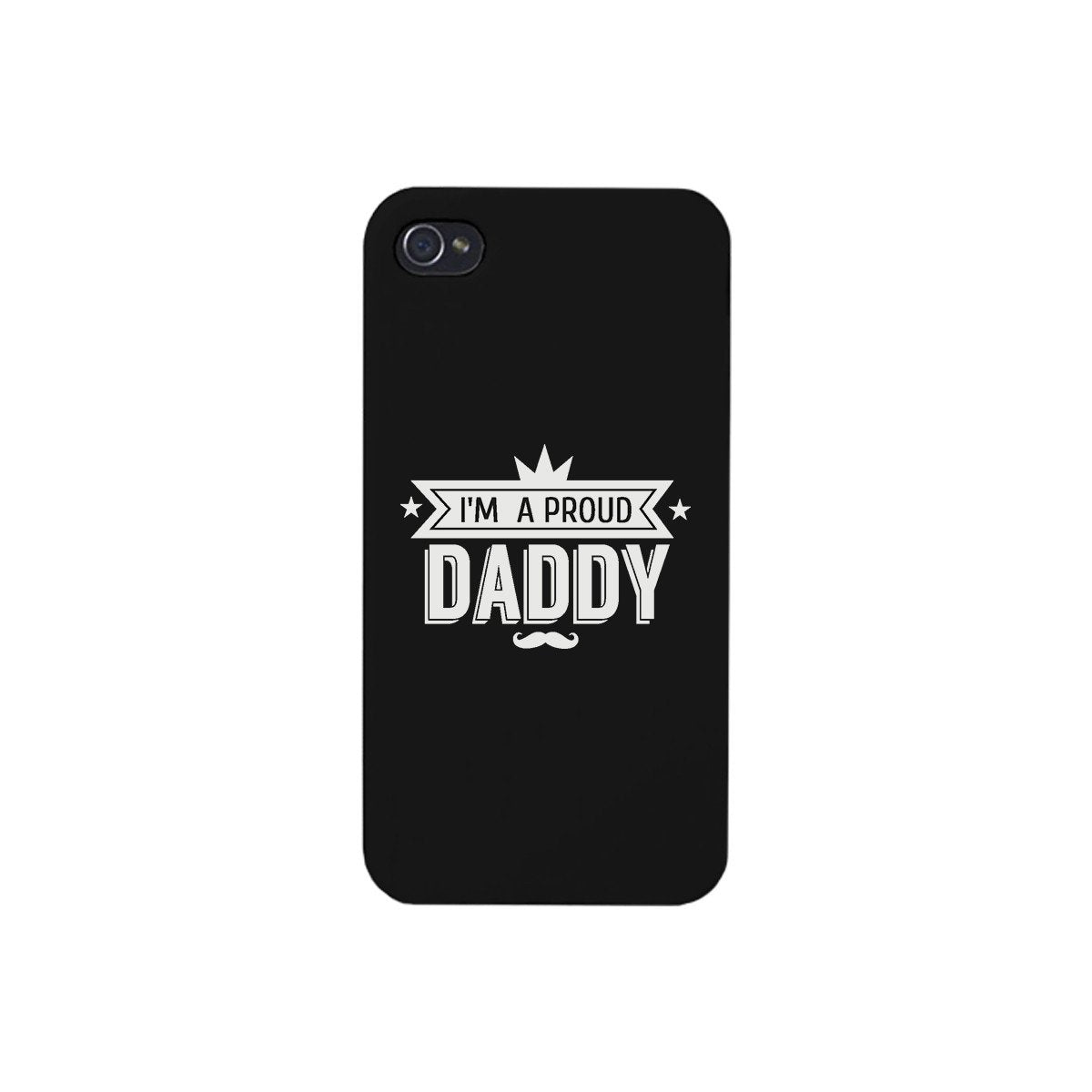 I'm A Proud Daddy Black Phone Case | Teal Tiger