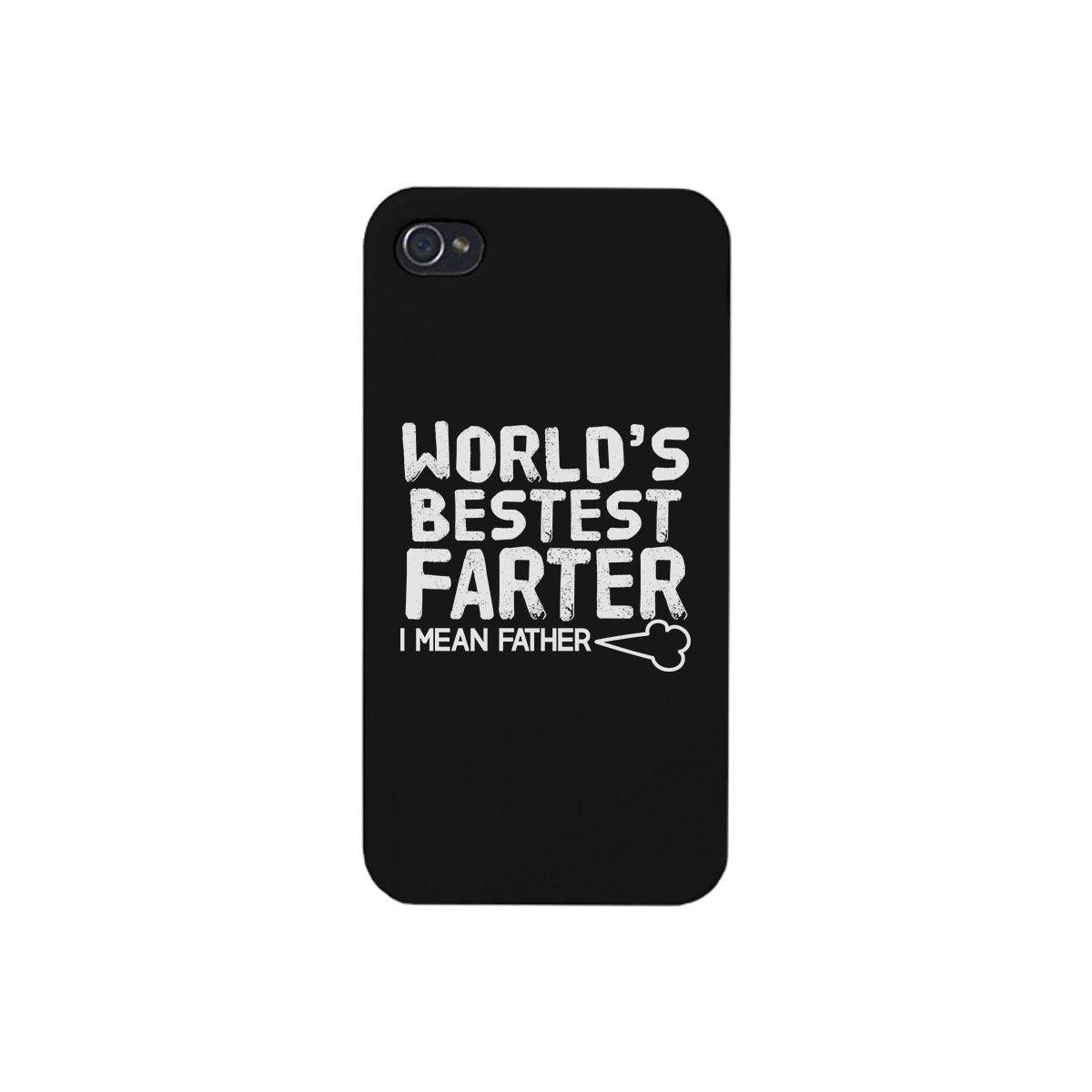 World's Bestest Farter Black Phone Case | Teal Tiger