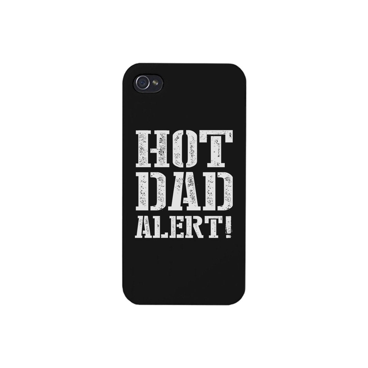 Hot Dad Alert Black Phone Case | Teal Tiger