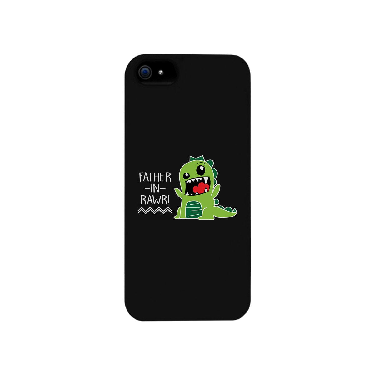 "Father-In-Rawr" Black Phone Case