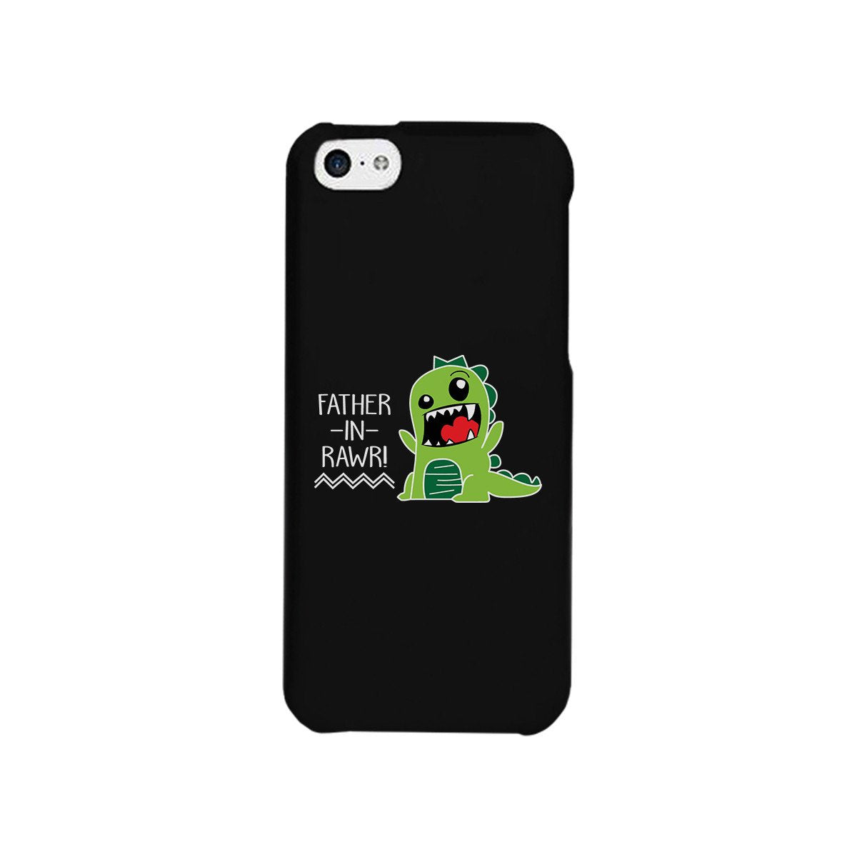 "Father-In-Rawr" Black Phone Case