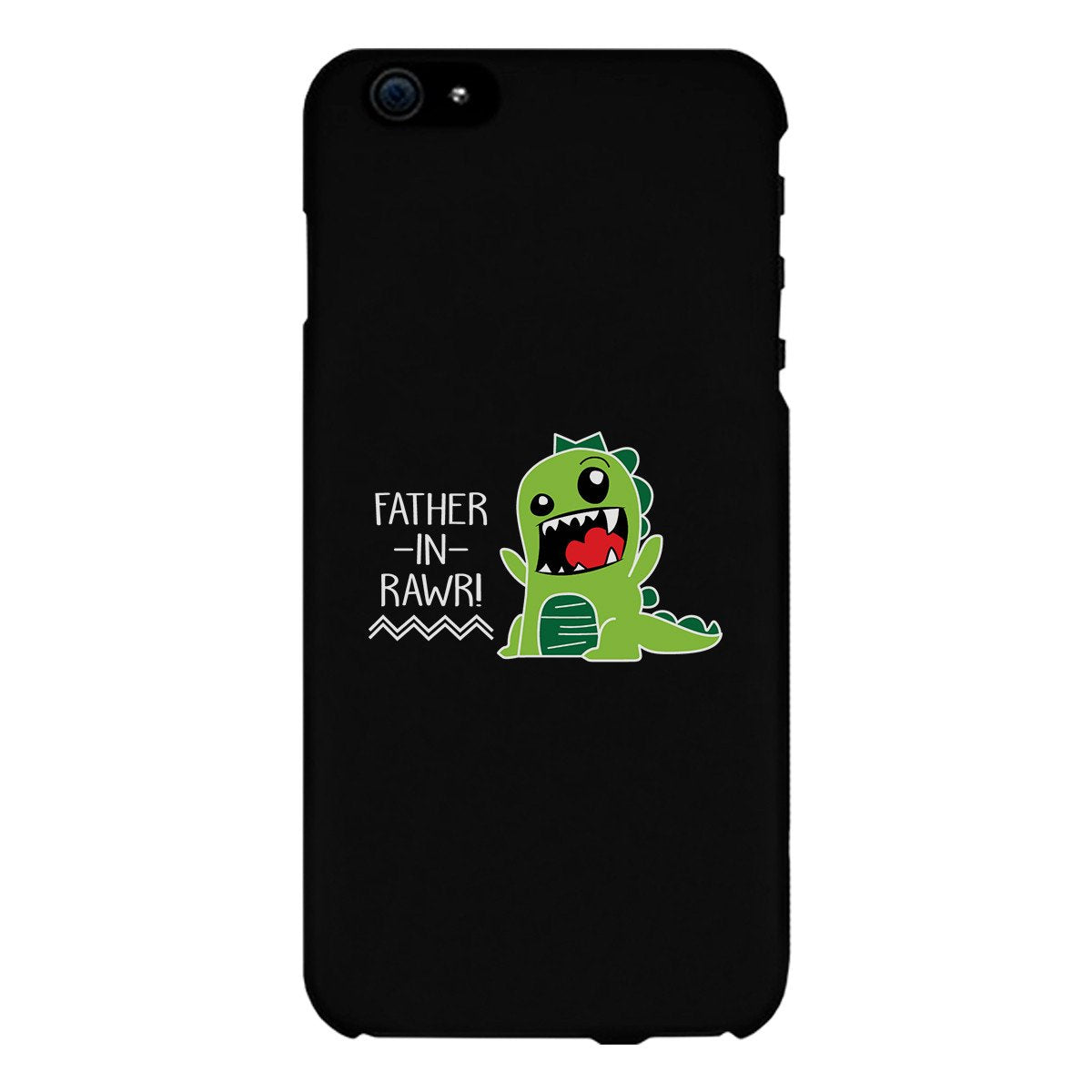 "Father-In-Rawr" Black Phone Case