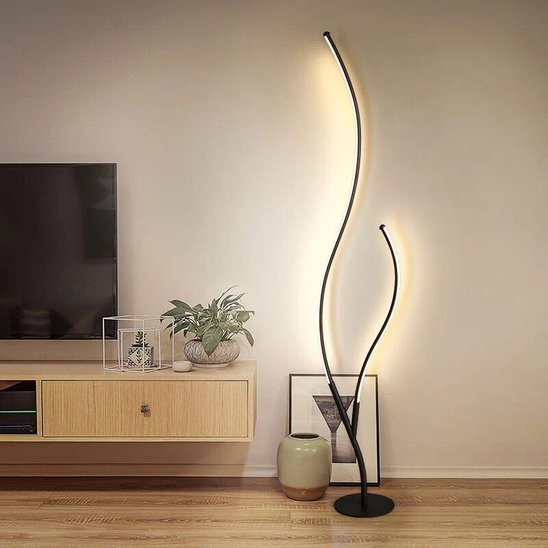 Modern Nordic LED Floor Lamp - Creative Branch Design for Living Room and Bedroom